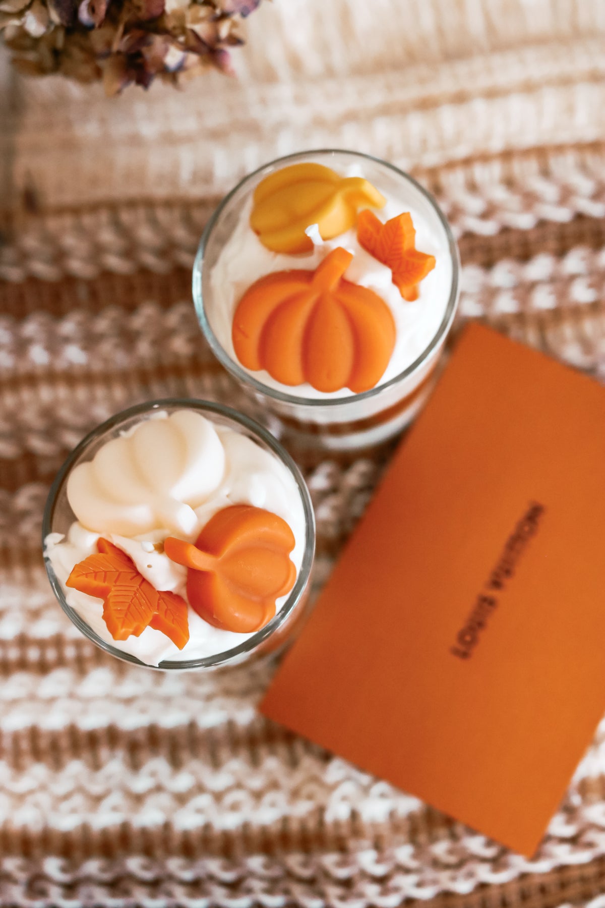 Pumpkin Spice Latte illatú szójaviaszgyertya